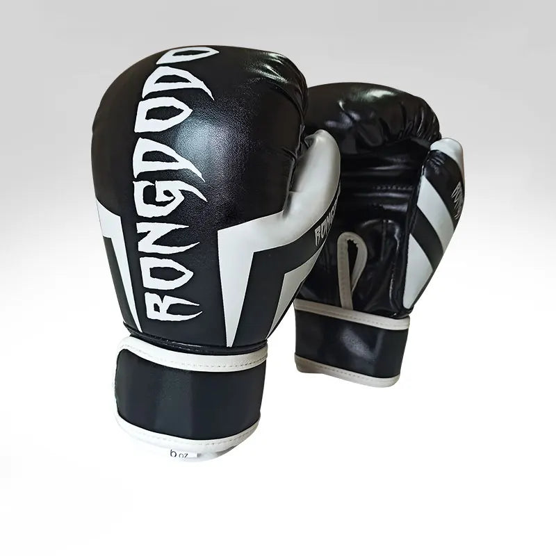 Professional 6/8oz Boxing Gloves PU Muay Thai gloves MMA Profession Kickboxing Adults mitts glovesTraining Gloves Equipment