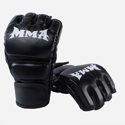 Adult Professional Boxing Gloves Sandbag Training Gloves Taekwondo Martial Arts Sanda Muay Thai MMA Kickboxing Half Finger Glove