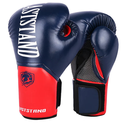 LASTSTAND Men Women 8 10 12 14 16oz Boxing Gloves PU Leather Muay Thai MMA Profession Kickboxing Adults Sandbag Training Gloves