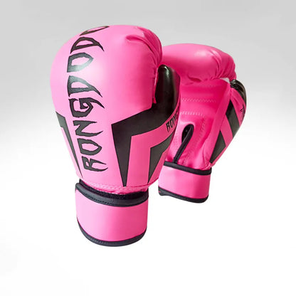 Professional 6/8oz Boxing Gloves PU Muay Thai gloves MMA Profession Kickboxing Adults mitts glovesTraining Gloves Equipment