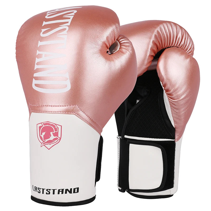 LASTSTAND Men Women 8 10 12 14 16oz Boxing Gloves PU Leather Muay Thai MMA Profession Kickboxing Adults Sandbag Training Gloves