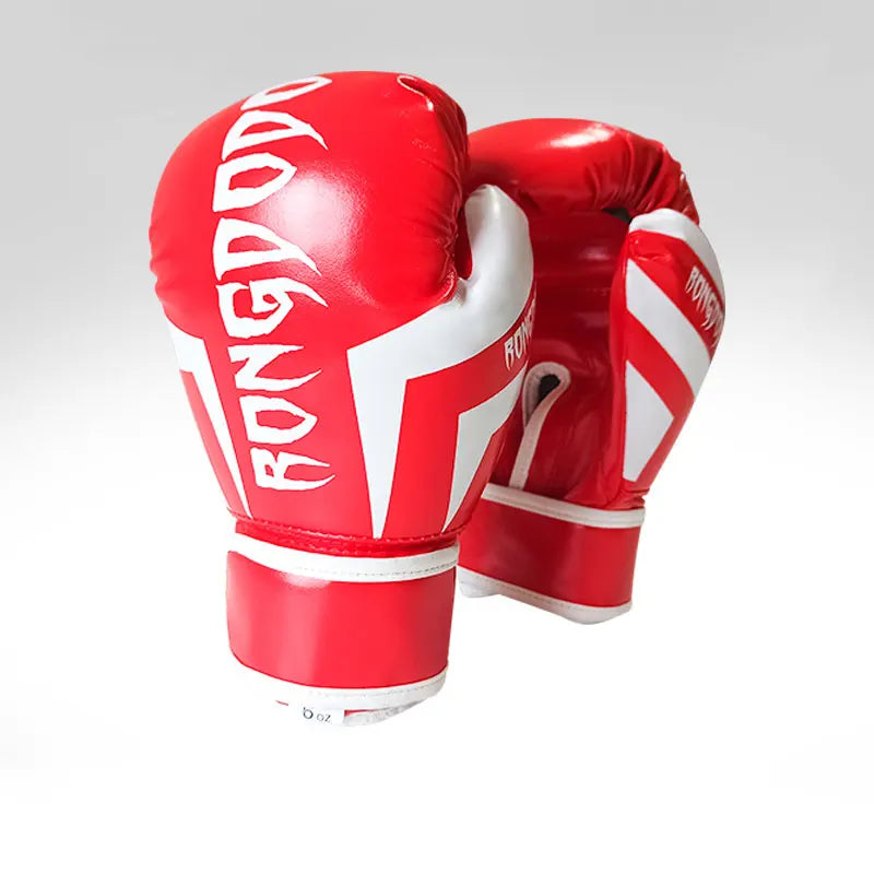 Professional 6/8oz Boxing Gloves PU Muay Thai gloves MMA Profession Kickboxing Adults mitts glovesTraining Gloves Equipment