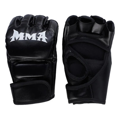 Adult Professional Boxing Gloves Sandbag Training Gloves Taekwondo Martial Arts Sanda Muay Thai MMA Kickboxing Half Finger Glove