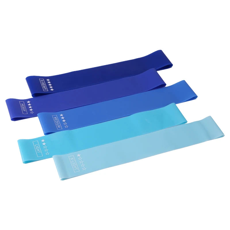 5PCS Multi-Functional Yoga Resistance Band Stretch Band Fitness Hip Lifting Hip Lifting Training Tension Band