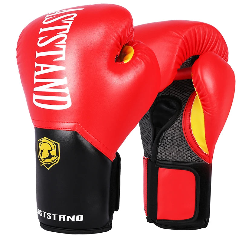 LASTSTAND Men Women 8 10 12 14 16oz Boxing Gloves PU Leather Muay Thai MMA Profession Kickboxing Adults Sandbag Training Gloves