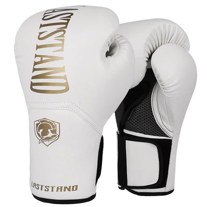 LASTSTAND Men Women 8 10 12 14 16oz Boxing Gloves PU Leather Muay Thai MMA Profession Kickboxing Adults Sandbag Training Gloves